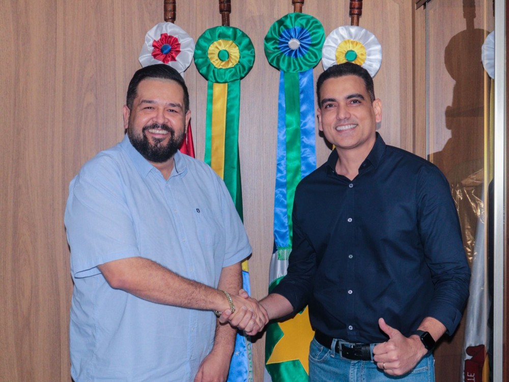 Câmara Municipal , através do Presidente Júnior Mendonça recebe visita oficial do vice-prefeito Aylon Arruda 